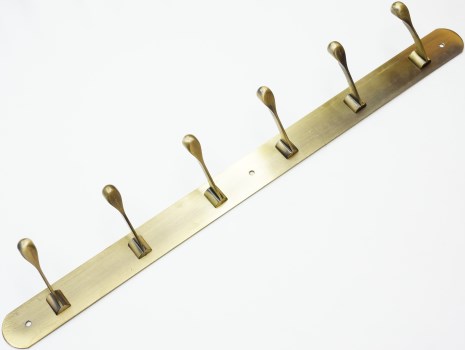 Вешалка на планке 309/6 AB Бронза фото 2 Вешалка на планке 309/6 AB Бронза фото 2