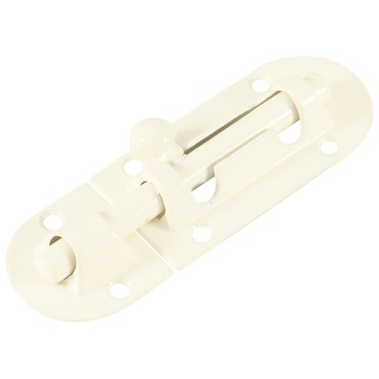 Шпингалет овальный ШП-905D/600/55мм WW Белый Шпингалет овальный ШП-905D/600/55мм WW Белый