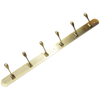 Вешалка на планке 309/6 AB Бронза Вешалка на планке 309/6 AB Бронза