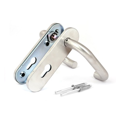 Ручки на планке для противопожарных замков Apecs HP-72.1303-INOX Ручки на планке для противопожарных замков Apecs HP-72.1303-INOX