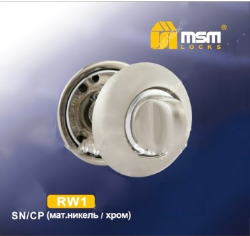 Накладка-фиксатор MSM RW1-K SN/CP SN Матовый никель