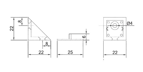 Уголок пластиковый №20 без крышки+крышка (А)(ваниль) 1000/1500 фото 2
