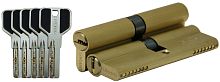 Цилиндровый механизм LIVGARD C90 перфо.ключ-ключ SB Матовая латунь