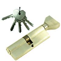 Цилиндровый механизм MAXI Locks NW90 английский ключ/вертушка SN Матовый никель