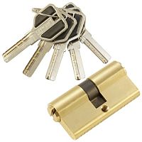 Личинка СЭНСЭЙ C60 перфоключ ключ/ключ SB Матовая латунь