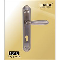 Ручка на планке DAMX 161L AB Бронза