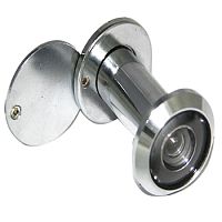 Глазок дверной MAXI Locks DV3-3560-CP с шторкой 35-60мм Хром
