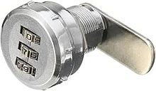 Замок почтовый кодовый -20mm CP Хром