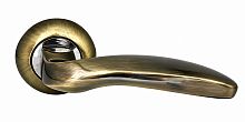 Ручка на розетке MAXI Locks R999 AB/CP Бронза/Хром
