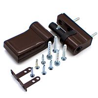 Петля для пластиковых дверей (ПД-S) До 120кг  RAL8017 Коричневый 