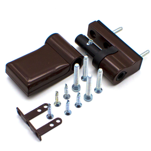 Петля для пластиковых дверей (ПД-S) До 120кг  RAL8017 Коричневый 