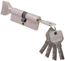 Личинка DAMX CW70 перфоключ ключ-вертушка SN Матовый никель