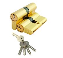 Цилиндровый механизм MAXI Locks EN70 англ.ключ-ключ PB Полированная латунь