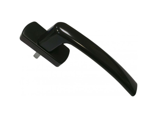 Ручка для пластиковых окон 007 пластиковая под "РОТО" квадратная Коричневый фото 3