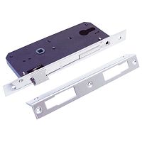 Замок врезной Maxi Locks ML152R-85.45 цилиндровый с защелкой SN Матовый никель