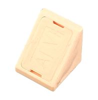 Уголок пластиковый №20 без крышки+крышка (А)(ваниль) 1000/1500