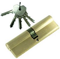 Цилиндровый механизм MAXI Locks N100 английский ключ/ключ SN Матовый никель