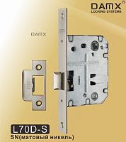 Защелка врезная DAMX L70D-S SN (Матовый никель)