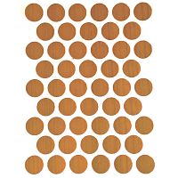 Заглушка самоклеющаяся Weiss PC2155/ №02 d14 ольха 50шт/лист