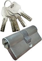 Цилиндровый механизм MAXI Locks C60 перфо.ключ-ключ SN Матовый никель