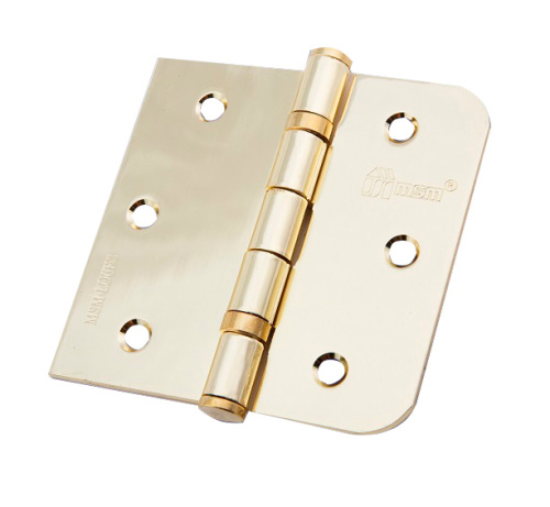 Петли универсальные MSM 100 (91/90-I) без колпачка PB Полированная латунь