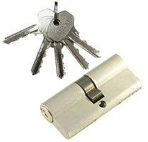 Цилиндровый механизм MAXI Locks N70 английский ключ/ключ SN Матовый никель