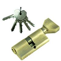 Цилиндровый механизм MAXI Locks NW70 английский ключ/вертушка AB Бронза