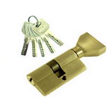 Цилиндровый механизм MAXI Locks CW70 ключ/вертушка SN Матовый никель