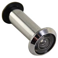 Глазок дверной MAXI Locks DV2-5075-CP с резинкой 50-75мм Хром